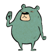 Mr. Blue Bear sticker #9395630