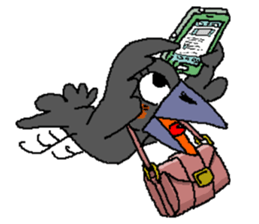 Cloud Crows 4 / While phone sticker #9396240