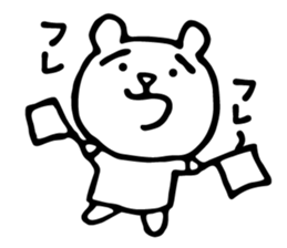 Mr.yurukuma sticker #9396311