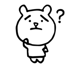 Mr.yurukuma sticker #9396336