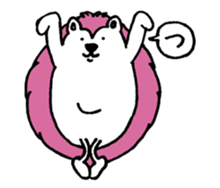 Clever and cute Hedgehog 3 sticker #9396586