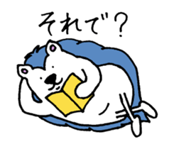 Clever and cute Hedgehog 3 sticker #9396600