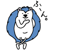 Clever and cute Hedgehog 3 sticker #9396605