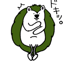 Clever and cute Hedgehog 3 sticker #9396606