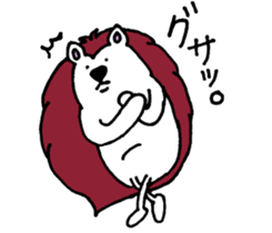 Clever and cute Hedgehog 3 sticker #9396607