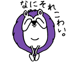 Clever and cute Hedgehog 3 sticker #9396610