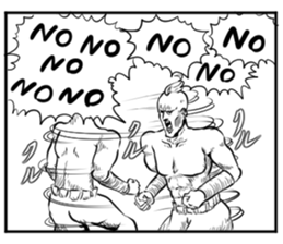 Tatami of comic-style stickers sticker #9396799