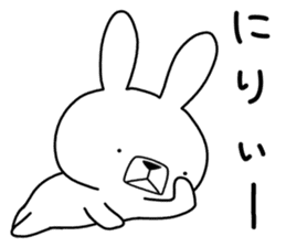 Dialect rabbit [okinawa] sticker #9397602