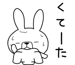 Dialect rabbit [okinawa] sticker #9397603