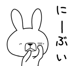 Dialect rabbit [okinawa] sticker #9397623