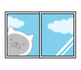 Annoying cat (2) sticker #9398464