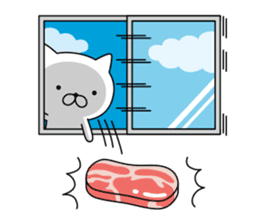 Annoying cat (2) sticker #9398465