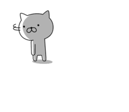 Annoying cat (2) sticker #9398477