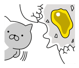 Annoying cat (2) sticker #9398483