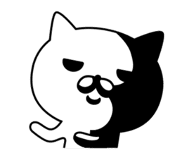 Annoying cat (2) sticker #9398502