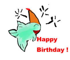 Interesting fish sticker #9398986