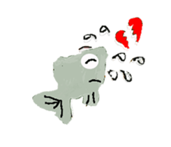 Interesting fish sticker #9398988