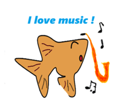 Interesting fish sticker #9398989