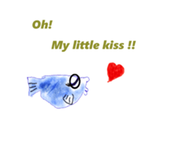 Interesting fish sticker #9398991