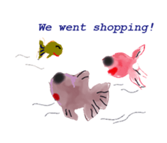 Interesting fish sticker #9398994