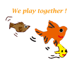 Interesting fish sticker #9398998