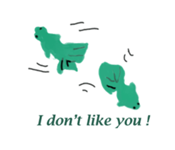 Interesting fish sticker #9398999