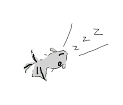 Interesting fish sticker #9399001