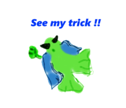 Interesting fish sticker #9399002