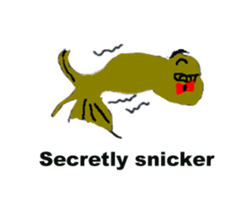 Interesting fish sticker #9399009