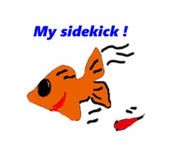 Interesting fish sticker #9399012