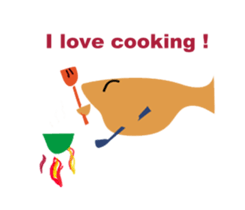 Interesting fish sticker #9399017