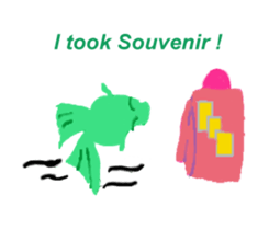 Interesting fish sticker #9399018