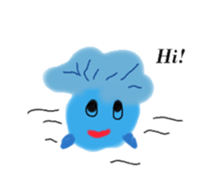 Interesting fish sticker #9399022