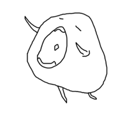 Surrealism boy2 sticker #9399046