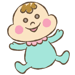 baby boo's sticker greeting&reply