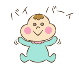 baby boo's sticker greeting&reply sticker #9399666