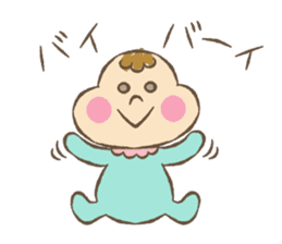 baby boo's sticker greeting&reply sticker #9399666