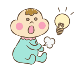 baby boo's sticker greeting&reply sticker #9399677