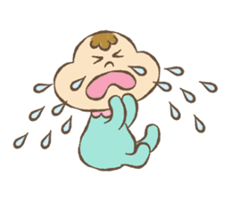 baby boo's sticker greeting&reply sticker #9399686