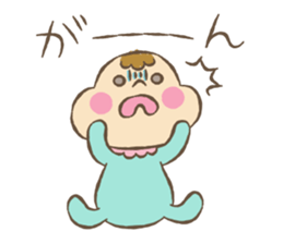baby boo's sticker greeting&reply sticker #9399687