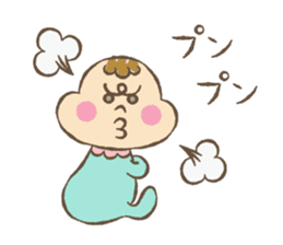 baby boo's sticker greeting&reply sticker #9399688