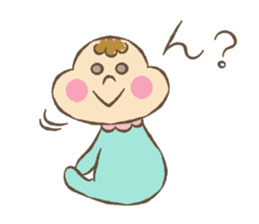 baby boo's sticker greeting&reply sticker #9399691