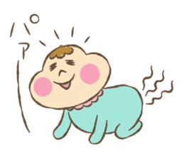 baby boo's sticker greeting&reply sticker #9399693