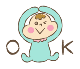 baby boo's sticker greeting&reply sticker #9399696