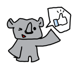 Rhinoceros Sticker sticker #9399765