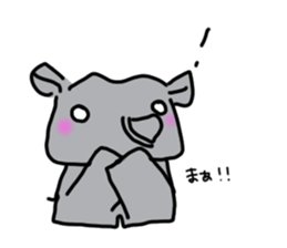 Rhinoceros Sticker sticker #9399770