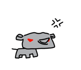 Rhinoceros Sticker sticker #9399779