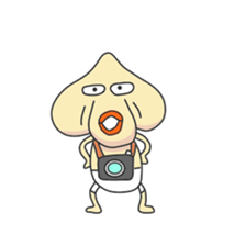 Garlic Man(ooita)world sticker #9399824