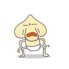 Garlic Man(ooita)world sticker #9399832