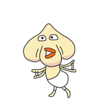 Garlic Man(ooita)world sticker #9399846